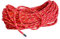 BK Shop Polypropylenseil 8 mm x 50 m - Geflochtene Schnur PP Rot - Wasserdichtes Seil mit Kern - UV-beständiges Zugseil - Polypropylen-Kordel für Bauwesen, Verkehr, Segeln und andere Wassersportarten