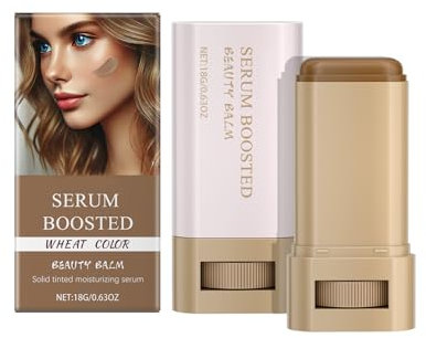Feuchtigkeitsspendender Und Pflegender Foundation Stick – Leichter Make-Up Stick Mit Hydratisierender Formel, Foundation Stick Für Einen Natürlichen Teint (Weizen) Coverage Foundation