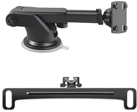 Carplay Mount,(4.3-10)Baby Car Camera Mount for Rohent,Backup Camera Monitor Bracket,Android Auto Screen Dashboard Mounting Holder,Car Play Screen Holder for Carpuride, Car Stereo Suction Cup Holder