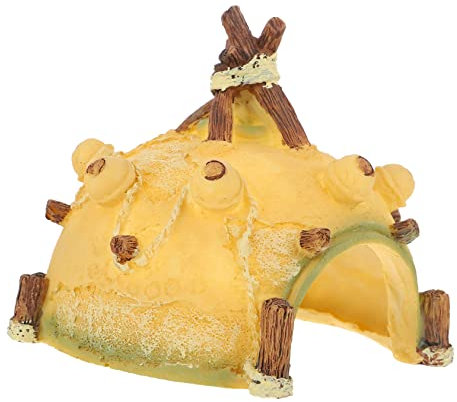 Supvox Reptilienversteck Aus Resin Für Aquarium Aquariumdekoration Fischtankschmuck Natürliche Farben Für Wunderschöne Aquarienlandschaft Kompaktes Design Ausschwimmen