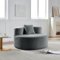 VASOENY 112 cm Single Sitzsack Sofa, überdimensionierte Lounge Schlafcouch, Moderne Cordgewebe Bodensofa, Keine Montage Erforderlich Boden Couch für Wohnzimmer, Büro