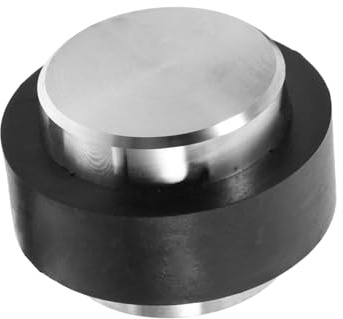 Mikinona Bodentürstopper aus Stahl und Gummi mit Zylindrischer Form für Schlafzimmer Praktischer Türstopper zur Bodenmontage mit Elegantem Design und Vielseitiger Anwendung als Wandschutz