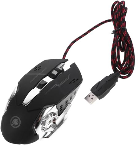 Holibanna Souris USB Gamer avec Rétroéclairage LED Dpi Design Ergonomique Confortable pour PC et Ordinateur Portable