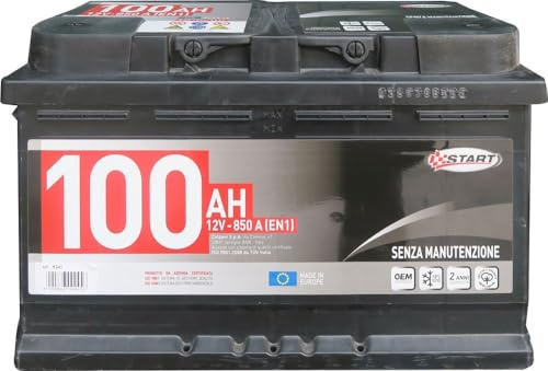 Batteria Autocarro 100AH Polo Positivo:Sinistro Cassetta L4B - Batteria Autocarro Polo Positivo | Accumulatore | Batteria 12V
