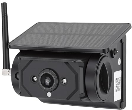 Keenso Rückfahrkamera, WiFi, Magnetisch, Solar, Kabellos, Rückfahrkamera, 1080P HD, Wiederaufladbar, Wohnmobil- für Schwanenhals-Pferdebootanhänger