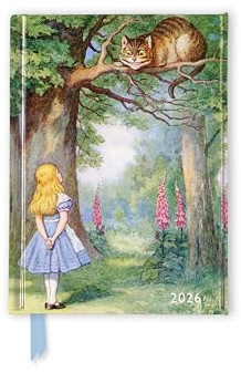 John Tenniel – Alice im Wunderland – Alice und die Grinsekatze – Taschenkalender 2026: Original Flame Tree Publishing-Pocket Diary [Taschenkalender]