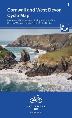 Cornwall & West Devon Cycle Map 1 (Cycle Maps UK)