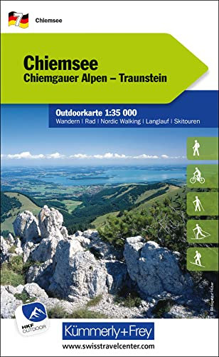 Kümmerly+Frey Outdoorkarte Deutschland 7 Chiemsee 1:35.000: Mit Chiemgauer Alpen und Traunstein. Touren für Wanderer, Biker und mehr! Free Download
