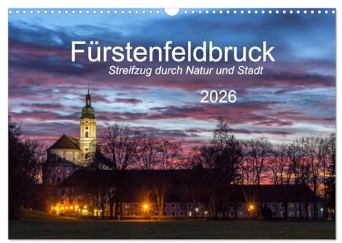 Fürstenfeldbruck - Streifzug durch Natur und Stadt (Wandkalender 2026 DIN A3 quer), CALVENDO Monatskalender: Zwölf interessante Einblicke in Natur und ... im Westen von München. (CALVENDO Orte)