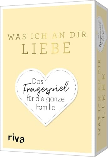 Was ich an dir liebe – Das Fragespiel für die ganze Familie: Außergewöhnliche Fragen für lustige Momente und gemeinsame Erinnerungen. Toller Spielspaß für Alltag, Ferien und Urlaub (WIADL, Band 51)