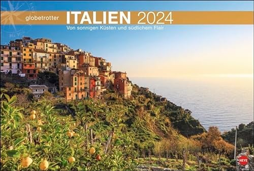 Italien Globetrotter Kalender 2024. Großer Wandkalender mit südlichem Flair und Urlaubsfeeling. Fotokalender, der den Zauber von Bella Italia ... Flair (Heye Globetrotter Reisekalender)