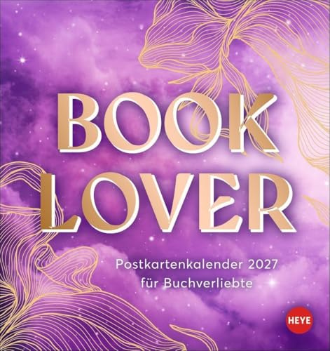 Book Lover Postkartenkalender 2027 - Postkarten für Buchverliebte: Kleiner Kalender zum Aufstellen oder Aufhängen für alle Buchverliebte, Romance und ... Mit inspirierenden Zitaten für Bücherwürmer