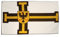 Flaggenfritze Fahne/Flagge Deutscher Orden Hochmeister + gratis Sticker