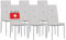 Albatros Esszimmerstühle 6er Set Diamond, Weiss - Edler Diamant-Look, Kunstleder-Bezug, bequemer Polsterstuhl - Moderner Küchenstuhl, Stuhl Esszimmer oder Esstisch Stuhl