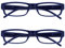 OPULIZE Die Lesebrille Unternehmen Blau Schwarz Leicht Komfortables Leser Wert 2er-Pack Herren Frauen RR32-3 +2,50