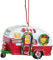 Kurt Adler Red and White Happy Camper RV Trailer Christmas Tree Ornament Camping J8394 New
