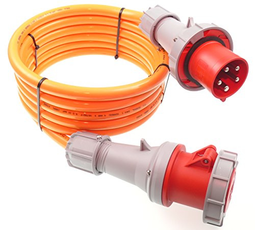 CEE PUR Verlängerung wasserdicht Panzerkabel H07BQ-F 5G10 63A 25m