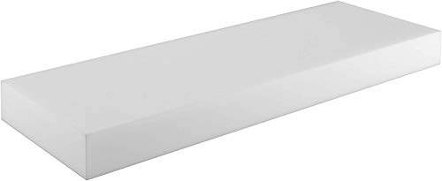Schaumstoff für Palettenkissen - Sitzkissen 120 x 40 x 15cm - Schaumstoffpolster, Polster für Bankauflage - Schaumstoffplatte für Europalette - Schaum Matratze für DIY Polsterung Möbel ( RG 14/18 )