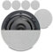 Q Acoustics Qi65CB 6.5 Ceiling Speakers, Set of 6, Moisture-Resistant 60W Home Audio Installation System, Ultra-Slim Magnetic Grilles, Adjustable HF, Multi-Room Stereo (White)