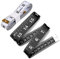 Tape Measure 300cm/120 Inch Double-scale Soft Tape Measuring Body Weight Loss Medical Body Measurement Sewing Tailor Cloth Ruler Dressmaker Flexible Ruler Tape Measure (Black and White)2 Pack By BUSHI