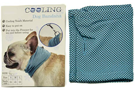PROtastic Cooling Dog Bandana - Great alternative to a cool mat keeping your pet cool in the hot weather! (Small)