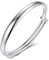 AMTBBK Damen Armreif Armband 925 Sterling Silber Offen Verstellbarer Armspange Allergen-Free Hochzeit Party Schmuck Für Damen Und M?Dchen