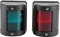 Akozon Feu de Signalisation de Navigation, Lumières D'ancre de Navigation de Yacht de Bateau Lampe Waterpoof IP66 à LED Verte Rouge