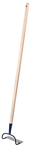 KADAX Garden Hoe Fatta di Metallo, Legno con Un Gambo in Legno, Zappa di Erba per allentarsi, ventilare e diserbo del Pavimento, Accessori da Giardino per Rimuovere Le Erbacce (W: 18 cm, Doppio)