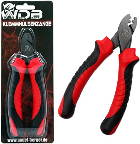 Angel-Berger Wild Devil Baits Klemmhülsenzange Crimp Plier Crimping Tool Klemmhülsen Hülsenzange