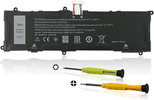 ANTIEE 38Wh 7.4V 2H2G4 Laptop Batteria per Dell Venue 11 Pro 7000 7140 Series Windows Tablet PC T07G T07G002 M-5Y10 M-5Y10c M-5Y10a M-5Y71 M-5Y70 HFRC3 TXJ69 0TXJ69 451-BBKH 21CP5/63/105 Notebook