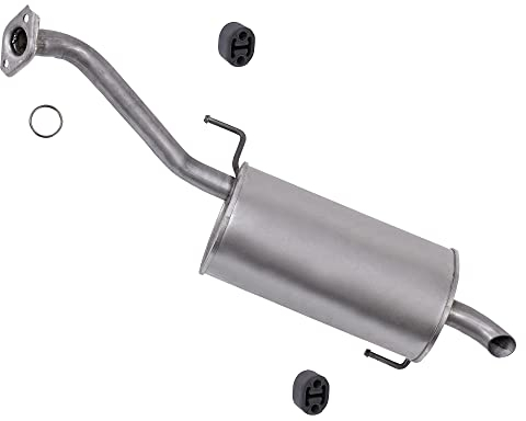 ATEC Germany Auspuff Schalldämpfer Set 1x Endschalldämpfer, mit Montagematerial Kompatibel mit NISSAN MICRA III (K12), NOTE (E11, NE11)