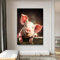 MHLCMG Leinwand Malerei Rosa Schwein Bilder Wandkunst Tier Poster Kunstdruck Bild Wand Wohnzimmer Schlafzimmer Dekor Kein Rahmen (20X30CM)