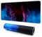 Giecy Gaming Mauspad XXL, Mousepad 900x400mm,Groß Schreibtischunterlage mit Rutschfester Gummibasis,Desk Mat für Tastatur, PC, Laptop (Flamme)