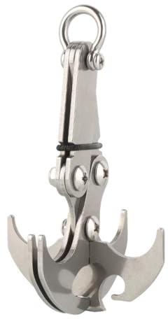 EIHI Kletterhaken Grappling Hook Enterhaken Faltbarer Schwerkrafthaken Kletterausrüstung Kletterseil Überlebenskarabiner für das Klettern im Freien