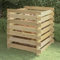 ARKEM Composteur de Jardin à Lattes 90x90x90 cm Bois de pin imprégné,bac composteur Jardin,Cuisine exterieure