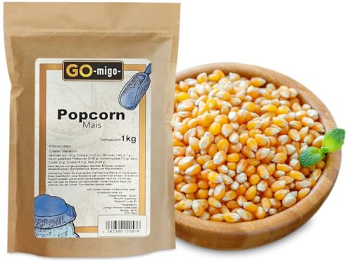1kg Popcorn-Mais Kinopopcorn 1000g Beutel Maiskorn