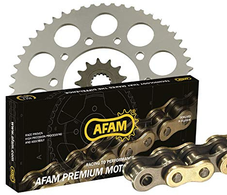 Kit chaîne AFAM 520 MR2-G compatible avec Honda XL 125 V Varadero JC32 Leistung offen 2001-2010