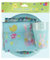 Tilz Vaisselle de fête de Pâques – Ensemble de vaisselle de fête 25 pièces – 6 assiettes en carton lapin de Pâques, 6 gobelets en papier, 12 serviettes et 1 nappe de table – Ensemble de table de fête
