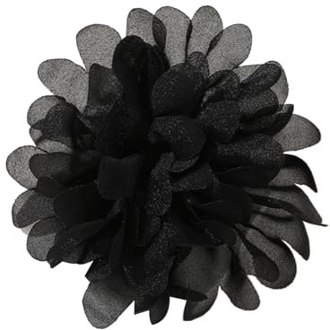 Generic Broche camélia en forme de fleur en mousseline de soie pour bijoux, corsage, accessoires de vêtements, M, Plastique, Pas de gemme
