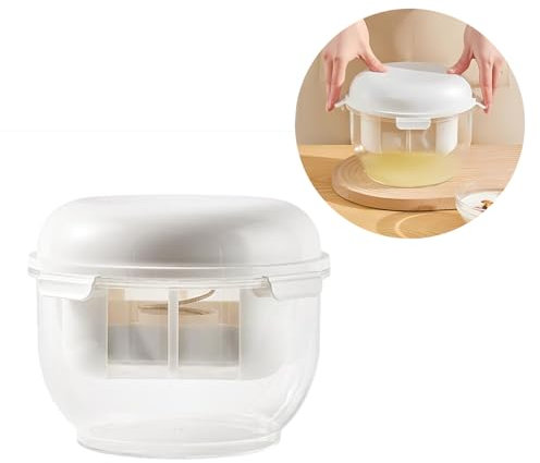 ShkitAelling Filtro per yogurt, riutilizzabile, trasparente, per yogurt e siero di latte, utensile da cucina, tazze fatte in casa, rimovibili, per succhi, latte di soia, per fare yogurt greco spesso