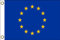 EU Europa Flagge Fahne | 150 cm x 90 cm / 90 x 150 cm | Wetterfest & Langlebig | Polyester mit zwei Ösen