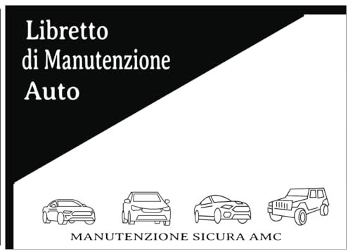 libretto di manutenzione auto: dove potrai appuntare in modo semplice e organizzato i tuoi tagliandi, i lavori eseguiti, calendario scadenze, ... e pratiche tabelle con le spie della macchina