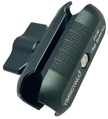 YIMINGYINUO Double Socket Arm Compatible with RAM Mounts B Size 1 Ball Components for Bike/Motorcycle/ATV Phone Mount, Emeralds (Short Arm)