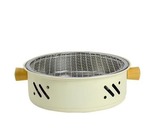 Barbecue da tavolo coreano, portatile da tavolo, barbecue elettrico portatile a carbonella, senza fumo, antiaderente, per la casa e il tavolo