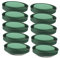 VILLFUL 10 Bloques De Barro Para Flores, Forma Redonda, Base De Barro Para Flores, Decoración De Flores, Plato Para Flores, Soporte Para Arreglos, Cuencos Para Arreglos, Suministros De