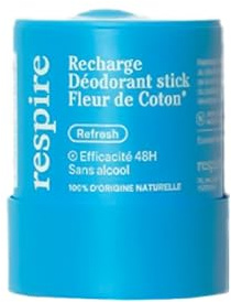 Respire Déodorant stick Fleur de Coton recharge 50g