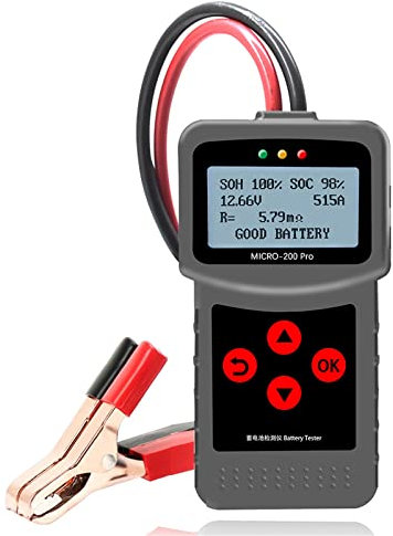 LYFDPN 24V 12V Car Battery Tester CCA BCI CA MCA JIS DIN IEC Digital Battery Analyzer Micro 200Pro Car Truck Battery Diagnosis
