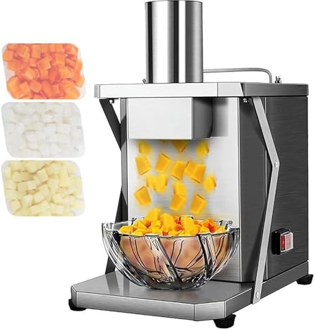 Kommerzielle Küchenmaschine, automatische Schneidemaschine für Kartoffeln, Karotten, Würfel, Reibe, Küchenmaschine, Obstschneider