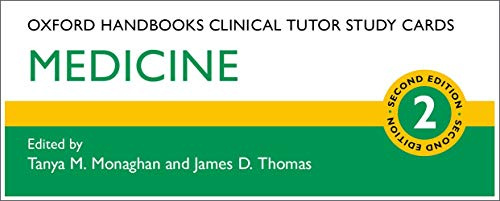 Oxford Handbooks Clinical Tutor Study Cards: Medicine (Oxford Handbooks Study Cards)