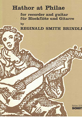 Hathor at Philae: Alt-Blockflöte und Gitarre. Spielpartitur.